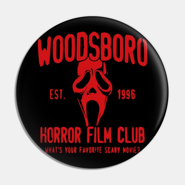 Woodsboro Horror Film Pin by SalenyGraphicc