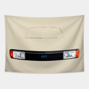 Morris Ital 1980s British classic car minimalist grille Tapestry