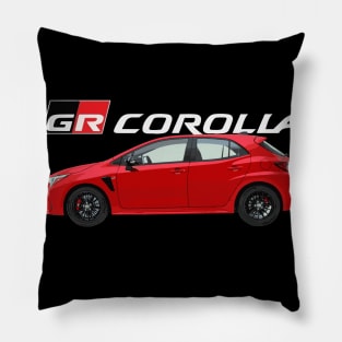 GR Corolla HOT HATCH Circuit Edition JDM Supersonic Red e210 Pillow