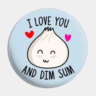 I Love You and Dim Sum Pin