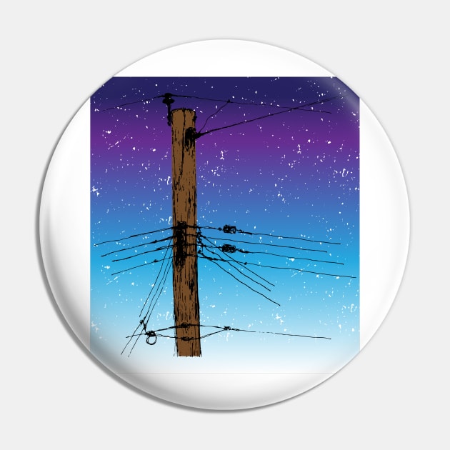 Landline & Night Sky > Parkinsons Pin by YOPD Artist