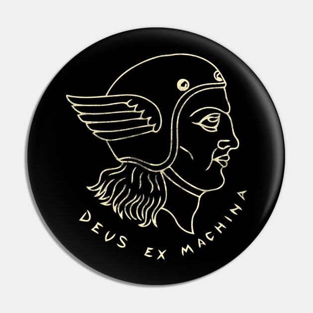 Deus Ex Machina Vintage Pin by loginoch