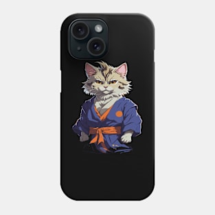 cat martial arts Phone Case