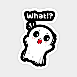 Angry Ghost What!? Magnet