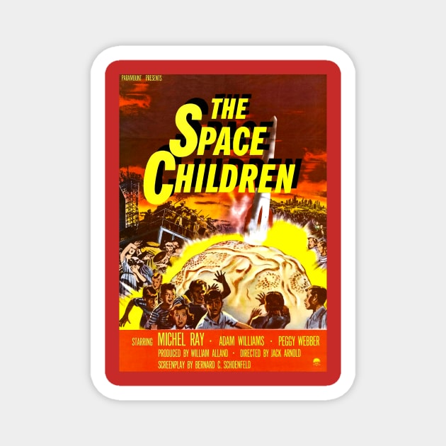 Classic Science Fiction Movie Poster - The Space Children Magnet by Starbase79