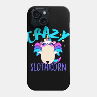 Crazy Funny Psychedelic Sloth Unicorn Hybrid Mix Phone Case