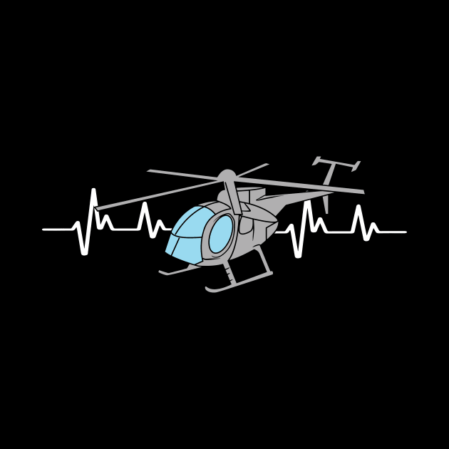 MD 500 Helicopter Pilot Heartbeat Hughes fly by FunnyphskStore