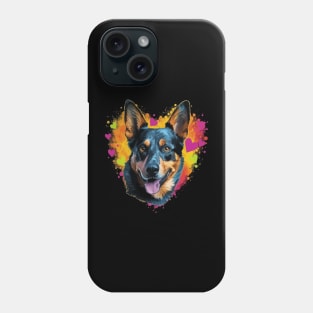 Australian Cattle Dog Valentine Day Phone Case