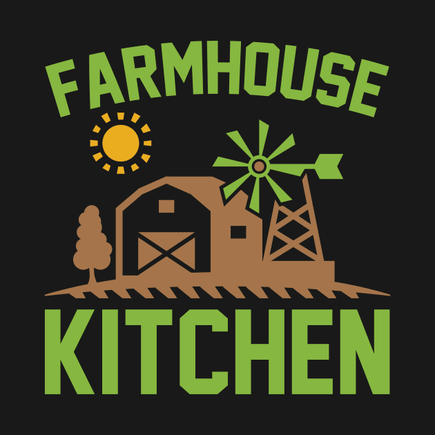 Farmhouse Kitchen T Shirt For Women Men by QueenTees