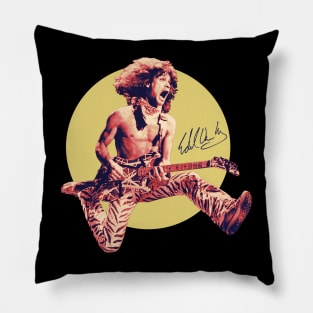 Van Halen Star Jumping Signature Pillow