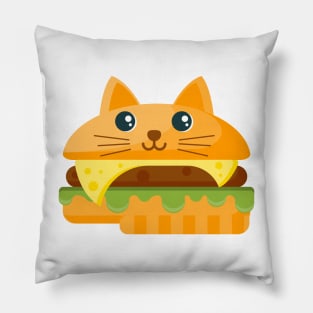 Cat burger. Pillow