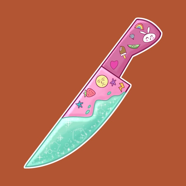 Pastel Goth Knife by Khelekmir