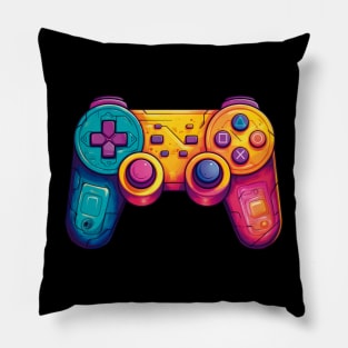 Retro Gamepad Controller vintage style 90's 80's Pillow