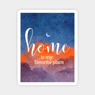 home is my favorite place Magnet