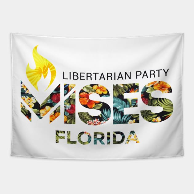 Libertarian Party Mises Caucus Tropical Tapestry by The Libertarian Frontier 