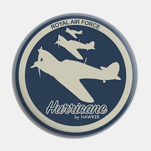RAF Hawker Hurricane (Small logo) Pin