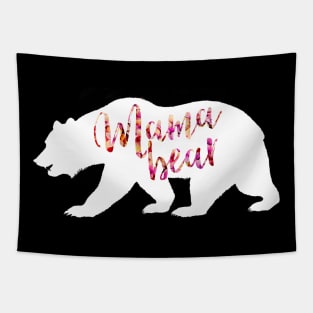 Mama Bear Floral Tapestry