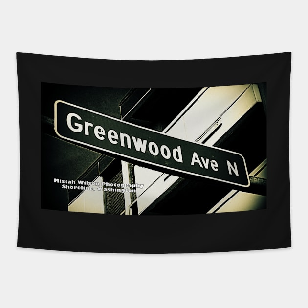 Greenwood Avenue, Shoreline, WA by MWP Tapestry by MistahWilson