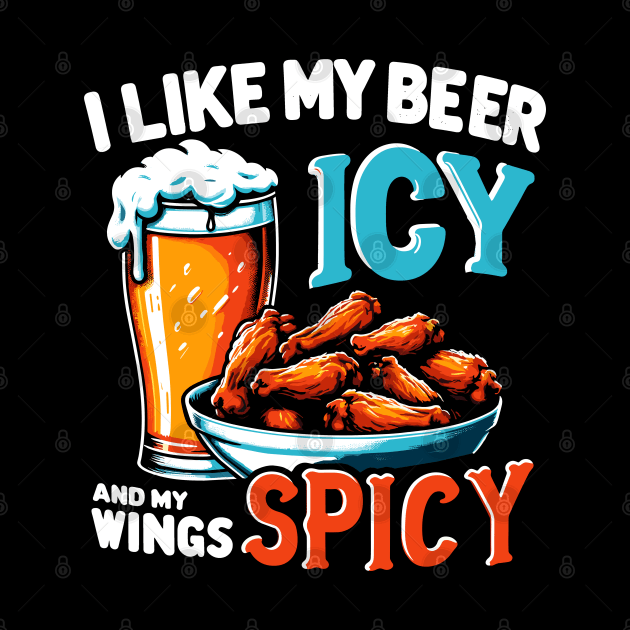 Beer Chicken WIngs Party Pub Crawl Bar Game Night Novelty Funny Beer by KsuAnn