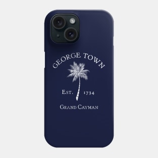 George Town Grand Cayman Islands Vintage Palm Phone Case