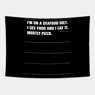 Funny Sarcasm Pizza Lovers Gift Tapestry