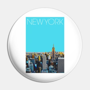 New York Poster Pin