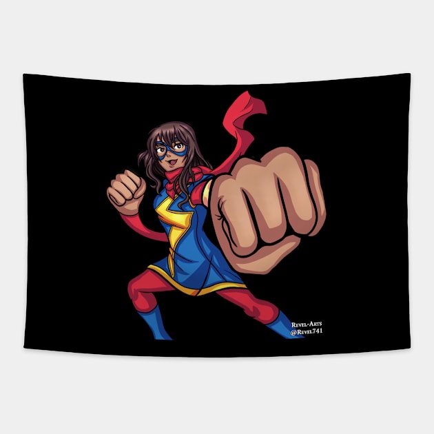 Ms Marvel Tapestry by Revel-Arts