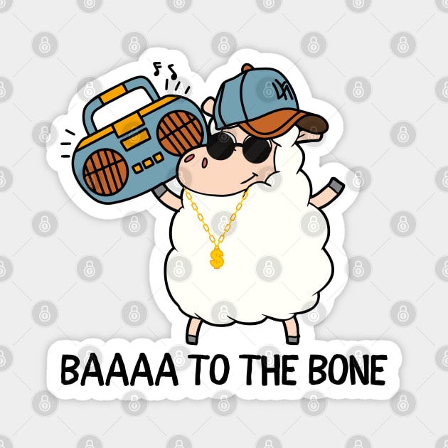 Baa to the Bone Magnet by Unique Treats Designs