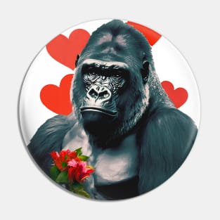 Valentine's Day in 2053 No. 5: Gorilla My Dreams on Valentine's Day Pin