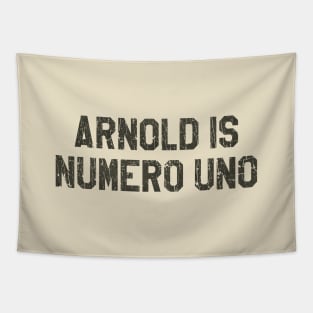 Arnold is Numero Uno 1975 Tapestry