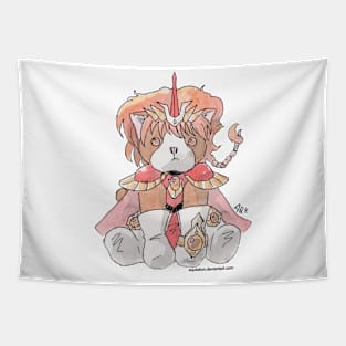 Harlock the Cat Cosplay: Shido Hikaru in armor Tapestry