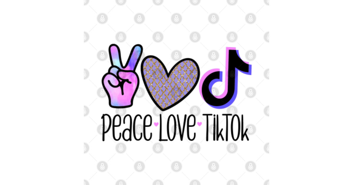 Free Free 146 Peace Love Tik Tok Svg SVG PNG EPS DXF File