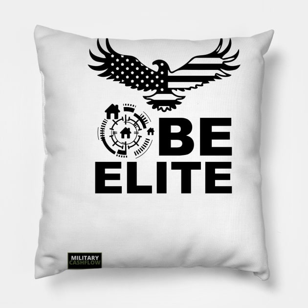 Be Elite: Sniper Edition Pillow by Military Cashflow