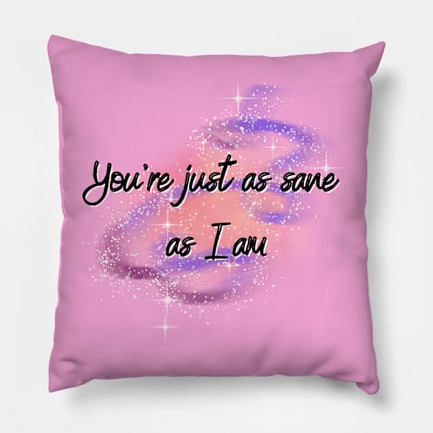 Magic quote Pillow by Zero Pixel