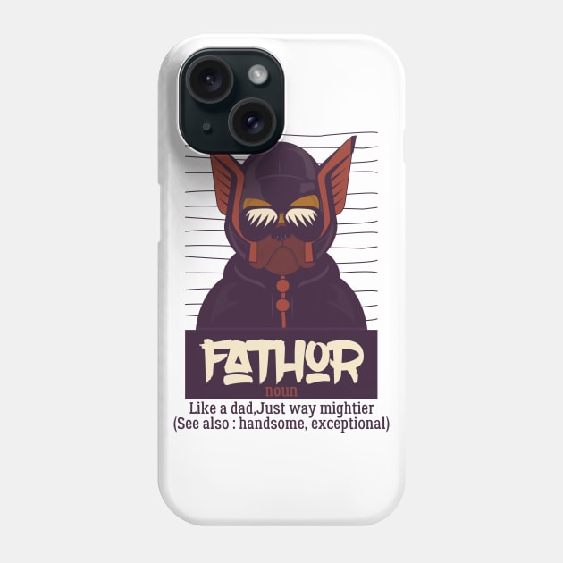 Funny Pug Dog Phone Case by Tesszero
