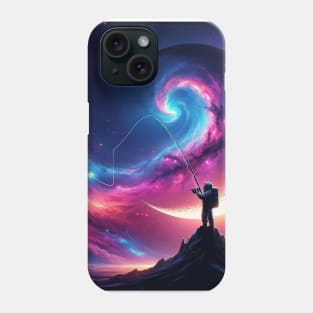 Cosmic Fisherman Phone Case