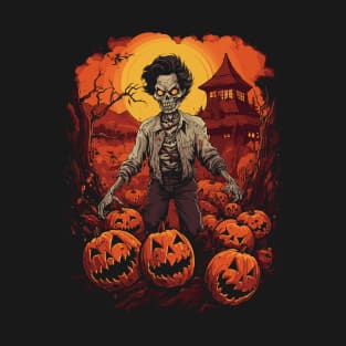 Horror from the East: Korean Zombie Halloween T-Shirt