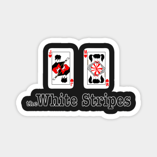 White Stripes Magnet