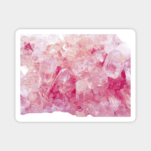 Pink Rose Quartz Magnet by NewburyBoutique