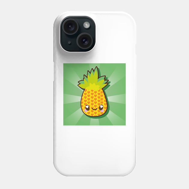 Cute Pineapple Phone Case by Missajrolls