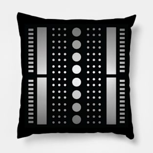 “Dimensional Solar System” - V.1 Grey - (Geometric Art) (Dimensions) - Doc Labs Pillow