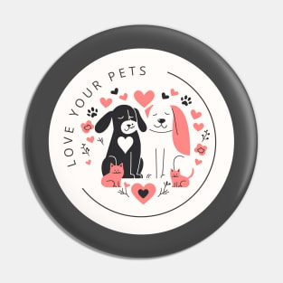 Love your pets Pin