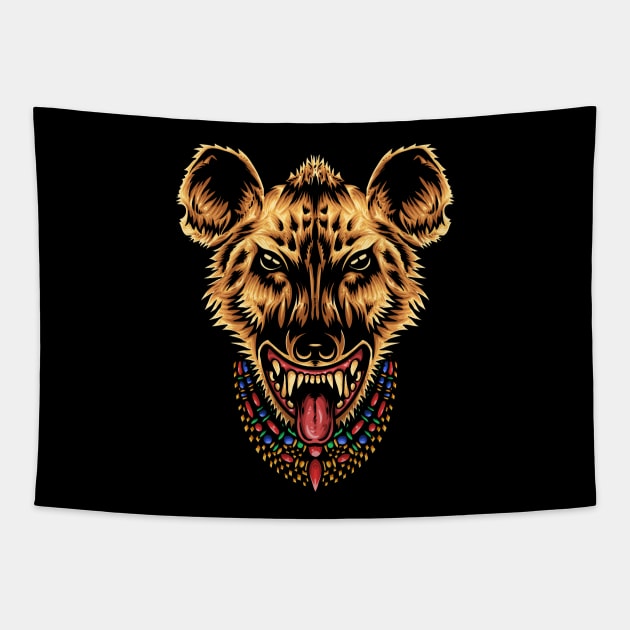 African Safari Wildlife Tapestry by ReignGFX