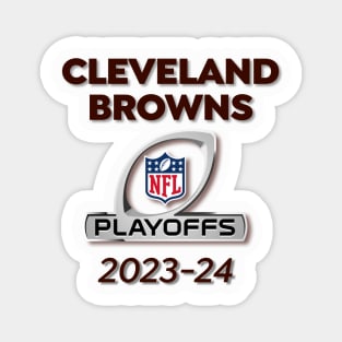 2023-24 Playoffs Browns Magnet