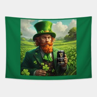 Folk Art Leprechaun Tapestry