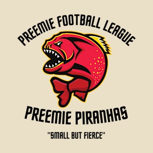 Preemie Football League "Preemie Piranhas" T-Shirt