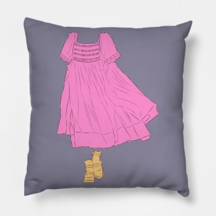 Villanelle's Pink Dress Pillow