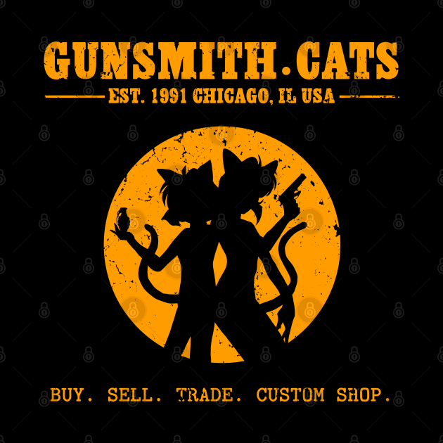 Gunsmith Cat Shop - orange by CCDesign