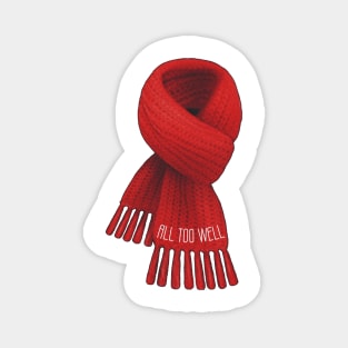 All Too Well Red Scarf Magnet