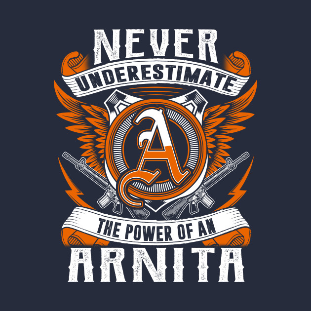 Never Underestimate The Power of Arnita Hoodie Black